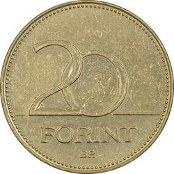 سکه 20 فورینت 2005 جمهوری - EF45 - مجارستان