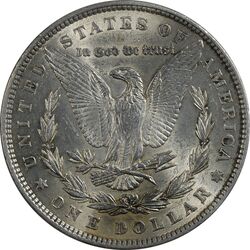 سکه یک دلار 1885 مورگان - MS62 - آمریکا