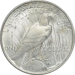 سکه یک دلار 1923 صلح - MS63 - آمریکا
