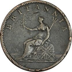 سکه نیم پنی 1807 جرج سوم - VF30 - انگلستان
