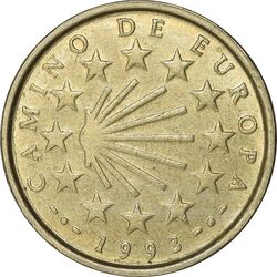 سکه 100 پزتا 1993 خوان کارلوس یکم - EF45 - اسپانیا
