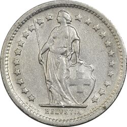 سکه 1/2 فرانک 1970 دولت فدرال - EF45 - سوئیس