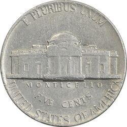 سکه نیکل 5 سنت 1972 جفرسون - EF40 - آمریکا