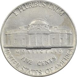 سکه نیکل 5 سنت 1974 جفرسون - EF45 - آمریکا