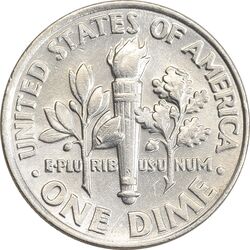 سکه 1 دایم 2001P روزولت - AU50 - آمریکا