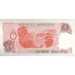 اسکناس 1 پزو بدون تاریخ (1984) جمهوری فدرال - PCL, EGV - تک - UNC64 - آرژانتین