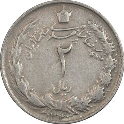 سکه 2 ریال 1340 - VF25 - محمد رضا شاه