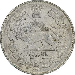 سکه 500 دینار 1331 تصویری - AU55 - احمد شاه