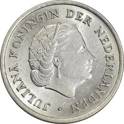 سکه 10 سنت 1956 یولیانا - MS62 - هلند