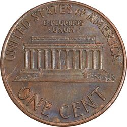 سکه 1 سنت 1989 لینکلن - EF40 - آمریکا