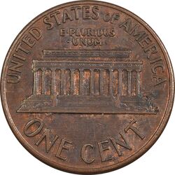سکه 1 سنت 1990 لینکلن - AU50 - آمریکا