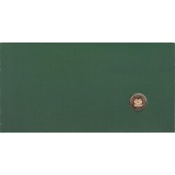 پاکت یادگاری به همراه سکه 1 تای 1975 پروانه بهشتی - PF69 - پاپوآ گینه نو