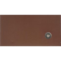 پاکت یادگاری به همراه سکه 5 تای 1975 لاک پشت - PF69 - پاپوآ گینه نو
