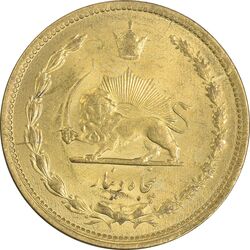 سکه 50 دینار 1322 برنز (واریته تاریخ) - MS61 - محمد رضا شاه