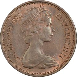 سکه 2 نیو پنس 1979 الیزابت دوم - AU55 - انگلستان