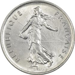 سکه 5 فرانک 1971 جمهوری کنونی - MS61 - فرانسه