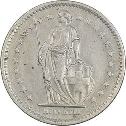 سکه 2 فرانک 1974 دولت فدرال - EF45 - سوئیس