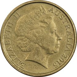 سکه 2 دلار 2015 الیزابت دوم - EF45 - استرالیا
