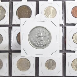 سکه 2000 دینار 1308 تصویری (چرخش 80 درجه) - EF45 - رضا شاه