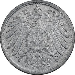 سکه 10 فینیگ 1917 ویلهلم دوم - EF45 - آلمان