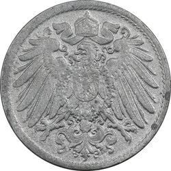 سکه 10 فینیگ 1917 ویلهلم دوم - EF40 - آلمان