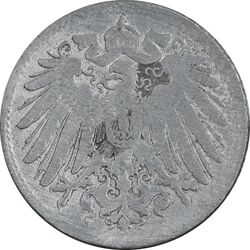 سکه 10 فینیگ 1921 ویلهلم دوم - EF40 - آلمان