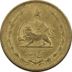 سکه 5 دینار 1317 - AU55 - رضا شاه