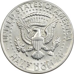 سکه نیم دلار 1972D کندی - AU58 - آمریکا