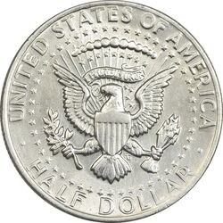 سکه نیم دلار 1972 کندی - AU55 - آمریکا