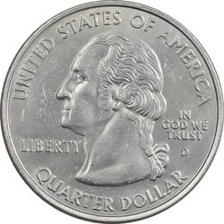 سکه کوارتر دلار 2005D ایالتی (ویرجینیای غربی) - AU - آمریکا