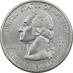 سکه کوارتر دلار 2002P ایالتی (اوهایو) - AU - آمریکا