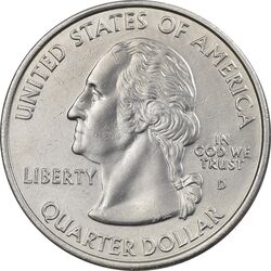 سکه کوارتر دلار 2003D ایالتی (آلاباما) - AU - آمریکا