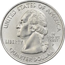 سکه کوارتر دلار 2004P ایالتی (ویسکانسین) - AU - آمریکا