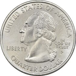 سکه کوارتر دلار 2007P ایالتی (یوتا) - AU - آمریکا