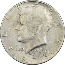 سکه نیم دلار 1973D کندی - EF45 - آمریکا