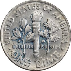 سکه 1 دایم 2004D روزولت - AU50 - آمریکا