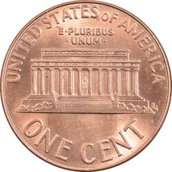 سکه 1 سنت 2008D لینکلن - MS66 - آمریکا