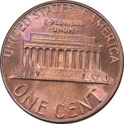 سکه 1 سنت 1985D لینکلن - MS65 - آمریکا