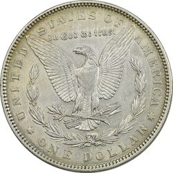 سکه یک دلار 1888 مورگان - AU58 - آمریکا