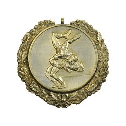 مدال آویزی مسابقات قهرمانی آلمان شمالی 1967 یوتین - کشتی - EF - آلمان