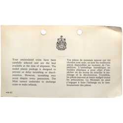 مجموعه سکه های کانادا 1968 - UNC