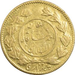 سکه طلا 5000 دینار 1339 تصویری - AU55 - احمد شاه