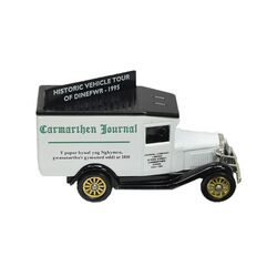 ماشین اسباب بازی آنتیک طرح تبلیغاتی carmarthen journal - کد 054388
