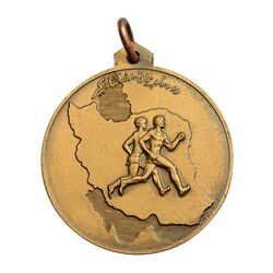 مدال دو و راهپیمایی یادبود رضا شاه - کوچک - UNC - محمد رضا شاه