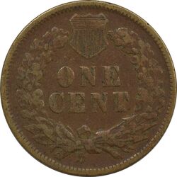 سکه 1 سنت 1905 سرخپوستی - VF30 - آمریکا