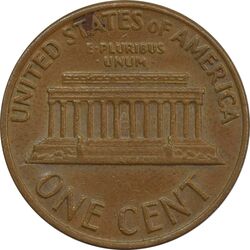 سکه 1 سنت 1970S لینکلن - EF45 - آمریکا