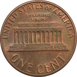 سکه 1 سنت 1982 لینکلن - MS63 - آمریکا