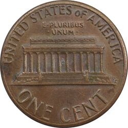 سکه 1 سنت 1984D لینکلن - EF - آمریکا