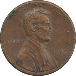 سکه 1 سنت 1985 لینکلن - EF - آمریکا