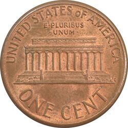 سکه 1 سنت 1989 لینکلن - MS63 - آمریکا